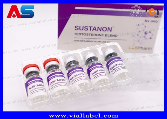 Embalagem em bolhas de plástico personalizável para injecções farmacêuticas 10 ml Caixa Mock Up Disponível