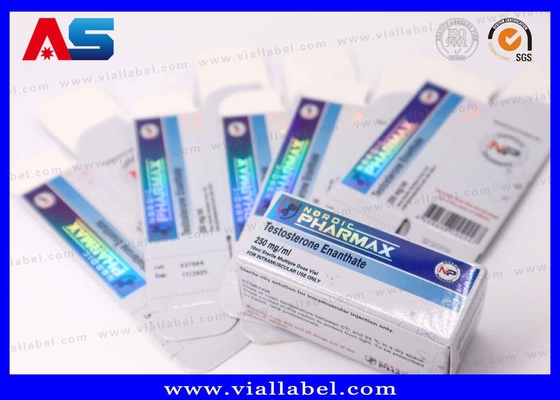 Luxury Laser & Embossed Paper Box for 10ml Test Enan Vials ¢ Solução de Embalagem Farmacêutica High-End