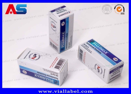 Luxury Laser & Embossed Paper Box for 10ml Test Enan Vials ¢ Solução de Embalagem Farmacêutica High-End