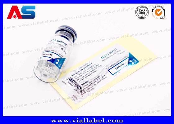 Etiquetas de frasco adesivo forte Premium para uso médico e laboratorial 2 ml / 10 ml
