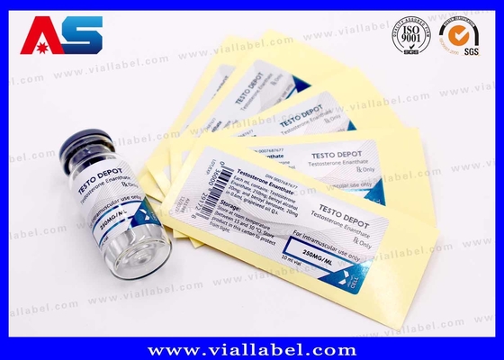 Etiquetas de frasco adesivo forte Premium para uso médico e laboratorial 2 ml / 10 ml