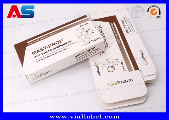 Caixa de armazenamento de peptídeos personalizada para frascos de 2x2ml, Caixa de embalagem de peptídeos premium Impressão personalizada