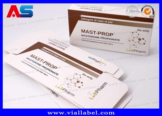 Caixa de armazenamento de peptídeos personalizada para frascos de 2x2ml, Caixa de embalagem de peptídeos premium Impressão personalizada