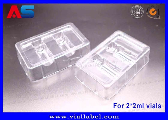 Bandejas Blister de Frasco de 2ml Para Tirzepatida / Embalagem de Hcg Blisters 50um de Espessura Bandejas Transparentes