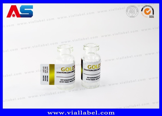 Adesivo Forte Frasco 10ml Adesivos Impressão em Folha de Ouro Para Peptídeos Liofilizados por Injeção