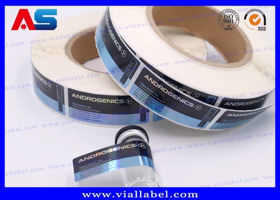 Peptide Bottle Lables Printing , Custom Printed Tirzepatide Labels Laser Holographic MOQ 100pcs