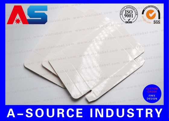 Soma-tropina Hcg 2 ml Caixa de papel em branco Branco Brilhante com bandejas de plástico transparentes Caixas farmacêuticas