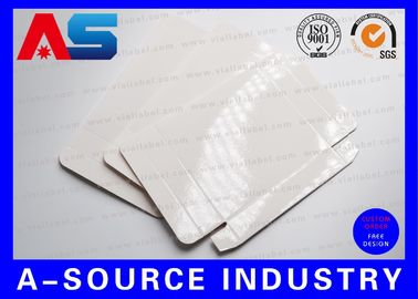 Somatropina Hcg 2 ml Caixa de papel em branco Branco Brilhante Com bandejas de plástico transparentes Caixas farmacêuticas