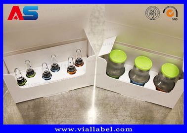 2 ml Amp / Cartão de Papel Branco Insert For Pharmacy Medical Packaging Boxes Custom pill box