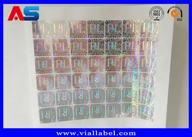 Matrix Laser Custom Holographic Stickers Holograma de vinil Vazio Para Caixa de Armazenamento de frasco Holograma laser 3D