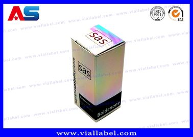 Caixas para frascos Holográficos Caixas para frascos de 10 ml Pequenas Caixas / Caixas de embalagem farmacêutica ecológica