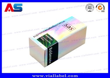 Caixas para frascos Holográficos Caixas para frascos de 10 ml Pequenas Caixas / Caixas de embalagem farmacêutica ecológica