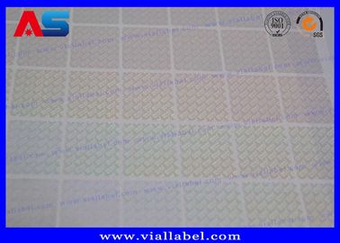 Impressão de sobreposição personalizada Holograma transparente Autocolante de carimbo quente Holograma