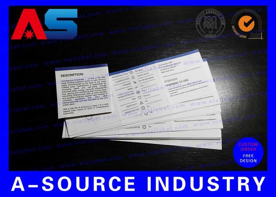 Impressão de Folhetos Farmacêuticos para Impressão de Folhetos de Instruções de Óleo de Musculação de Peptídeos