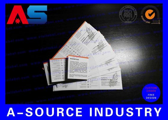 Impressão de Folhetos Farmacêuticos para Impressão de Folhetos de Instruções de Óleo de Musculação de Peptídeos