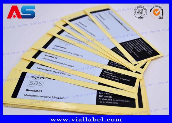 Etiquetas Adesivas Transparentes para Impressão de Etiquetas para Caixas com Logotipo Personalizado para Embalagem de Frascos de Farmácia
