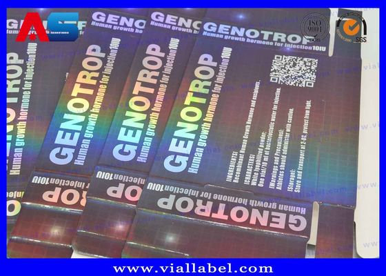 Impressão Holográfica Personalizada 2 ml Caixas de Armazenamento de Vial de Peptidos BPC com bandeja de plástico de 10 x 2 ml