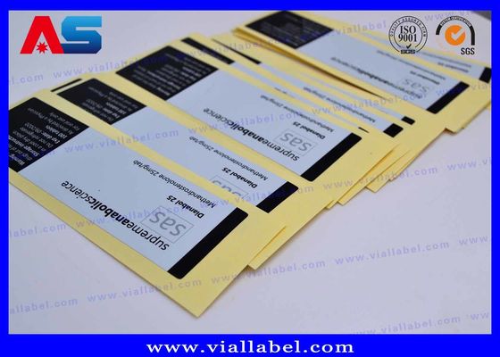 Etiquetas personalizadas para frascos de 30 ml, impressão de folha de alumínio escovada para adesivos de etiquetas de farmácia de peptídeo de grau farmacêutico