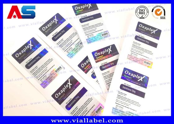 Laser Holográfico 15ml frascos de vidro de gotejamento Caixas e rótulos pequenas caixas de embalagem para frascos de musculação
