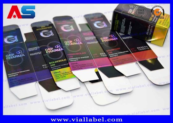 Caixas do tubo de ensaio dos fármacos 10ml do holograma