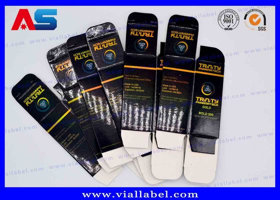 Embalagem Anti- Falsificação de Peptídeos de Impressão 2 ml Caixas de frascos de óleo de enantato Caixa de frascos de frascos de óleo de enantato