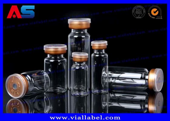 SFDA Vial de vidro pequeno e estéril 2 - 30 ml com rótulo em papel farmacêutico e caixa com blister
