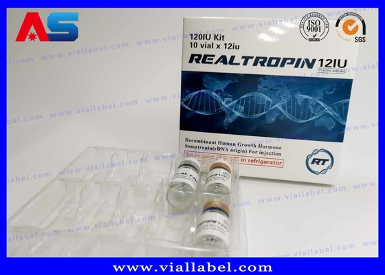 Vial Plastic Pharmaceutical Blister Packaging descartável médico para a caixa de 10 tubos de ensaio 1ml/3ml/10ml