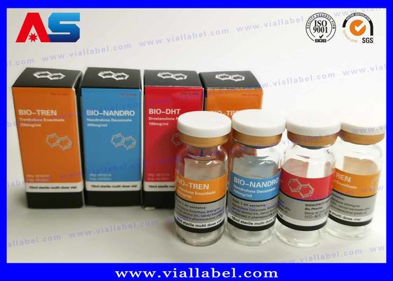 Rótulos Farmacêuticos para Frascos de Bodybuilding Cypionate 25x60mm Certificados ISO para frascos de 10ml