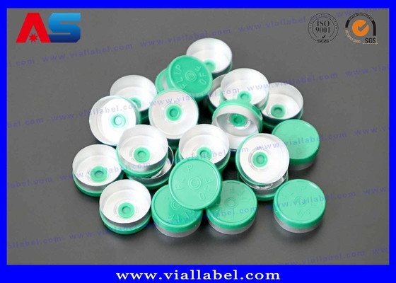 10 ml frascos de vidro para injecção frasco para injectáveis Flip Off Caps 20 mm plástico Alumínio Material caps personalizados
