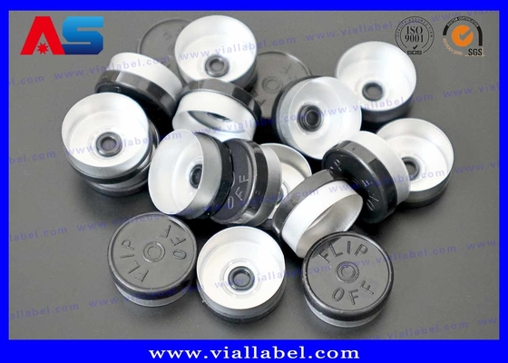 10 ml frascos de vidro para injecção frasco para injectáveis Flip Off Caps 20 mm plástico Alumínio Material caps personalizados
