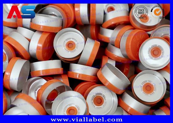 Tubos de ensaio de vidro pequenos 8ml do óleo essencial, tubo de ensaio de vidro da injeção ambarina com tampa da borracha e do ouro