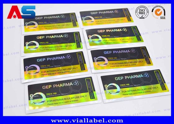O tubo de ensaio 10ml impermeável etiqueta 4C cor completa para farmacêutico esteróide