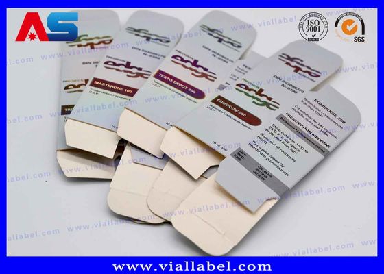 Caixa de armazenamento de frascos de holograma personalizada Impressão de caixas de frascos de 10 ml e embalagem / caixas de embalagem pequenas