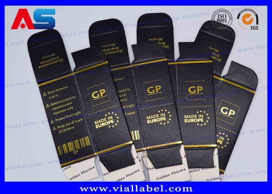 Tubo de ensaio pequeno da caixa 10ml da medicina da testosterona que empacota para medicina ePeptidee/farmacêutica
