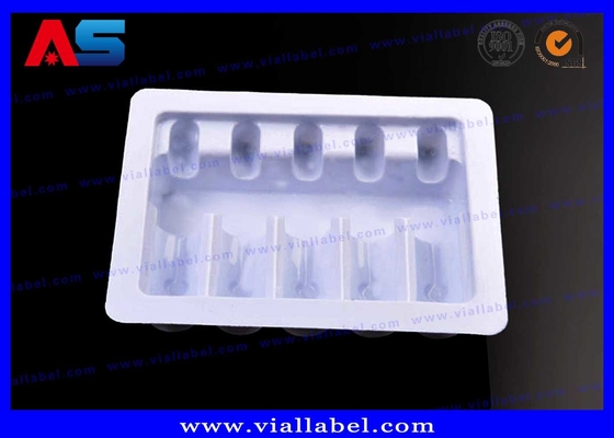Na venda! Bandeja plástica da bolha do ANIMAL DE ESTIMAÇÃO transparente de 10 tubos de ensaio 2ml que empacota o transporte livre