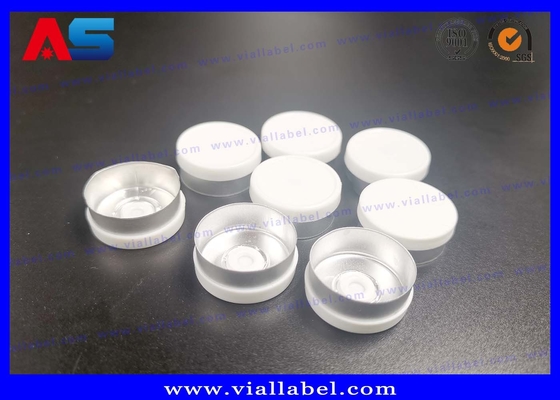 Os fechamentos de garrafa plásticos multicoloridos lançam fora dos tampões para tubos de ensaio de vidro pequenos do soro 11mm, 13mm, 20mm