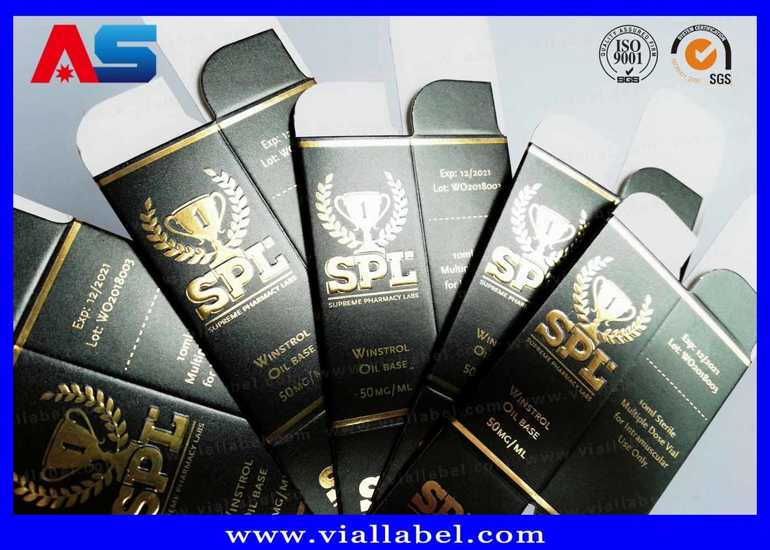 Caixa de embalagem de papel de peptídeos, Caixa de peptídeos para ampolas de 1 ml e frasco 2 ml Caixas para frascos de 10 ml