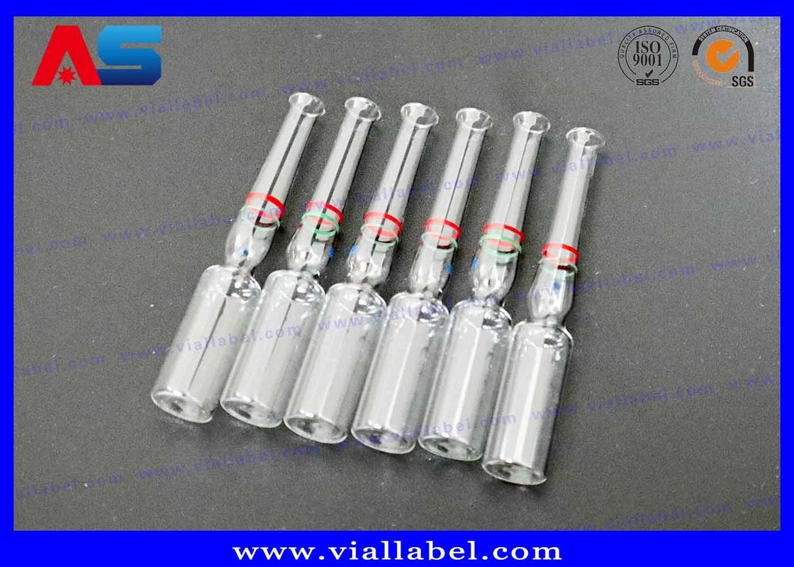 Ampolas de vidro farmacêuticas 1ml 2ml 3ml 4ml 5ml 10ml das drogas pequenas seguras do armazenamento