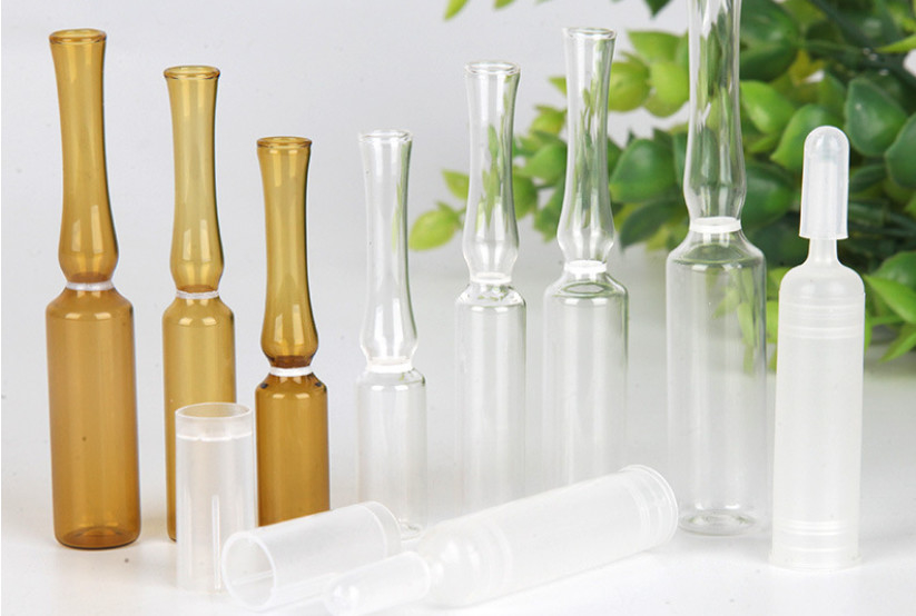 Ampolas de vidro transparente e âmbar de vários volumes 1 ml - 25 ml para escolha