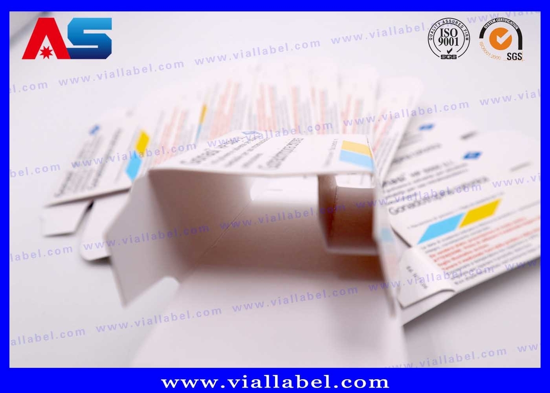 Caixa de embalagem de frasco de vidro de papel de 10 ml para Pregnyl Hcg