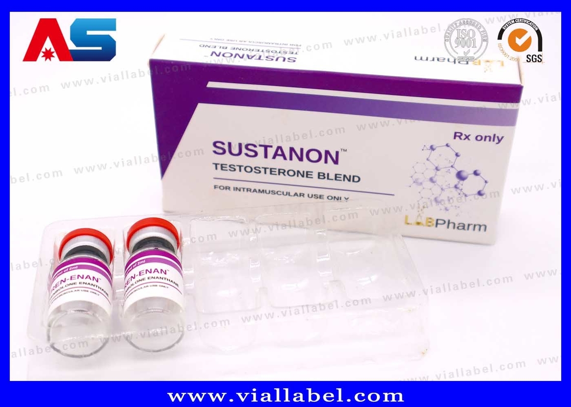 Caixa de papel UV Matte & Rebocado Premium para frascos de 2x2ml de Semaglutide  ¢ Solução de embalagem de péptidos de ponta