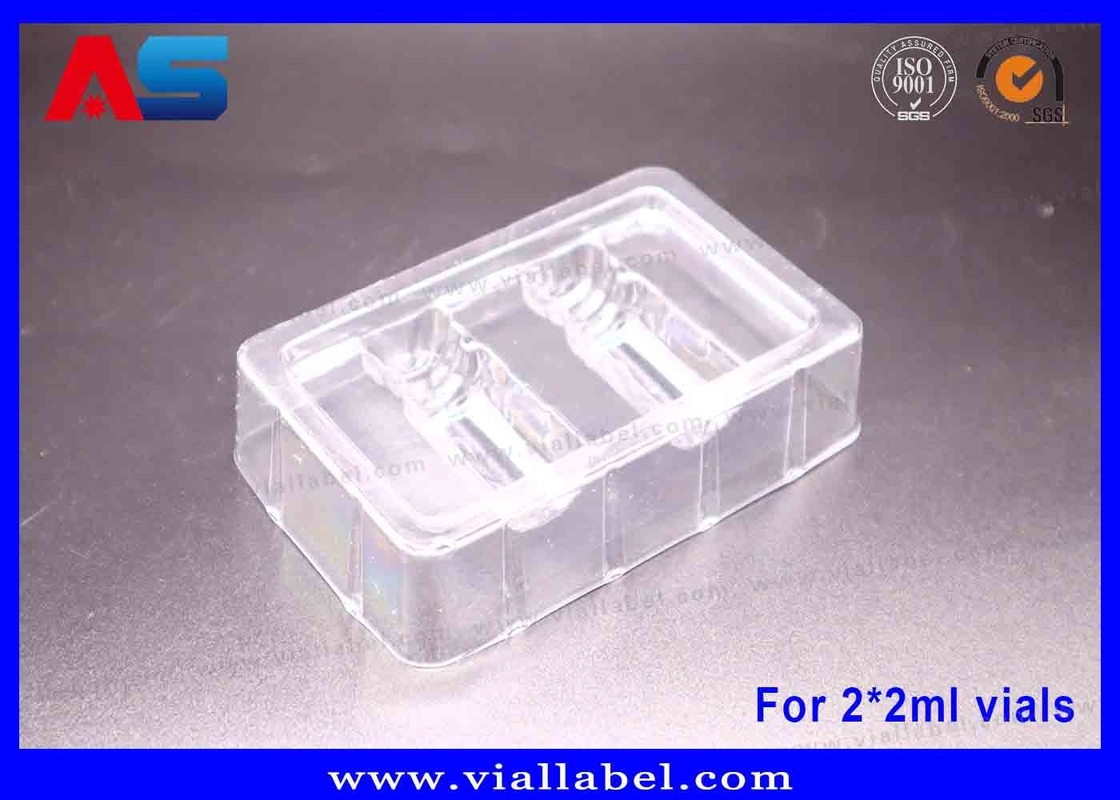 Bandejas Blister de Frasco de 2ml Para Tirzepatida / Embalagem de Hcg Blisters 50um de Espessura Bandejas Transparentes