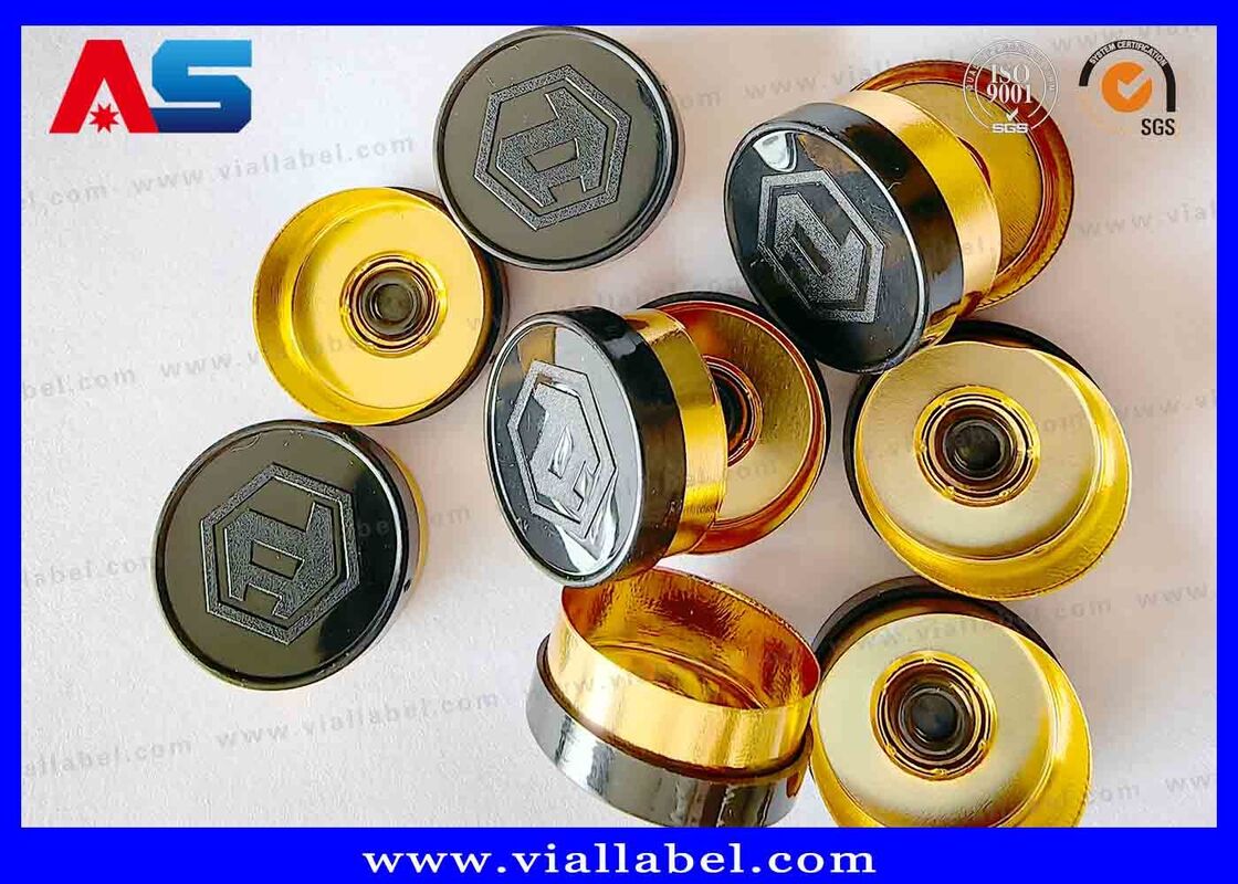 20mm Flip Off Caps Logotipo personalizado, Flip Top Bottle Caps Logotipo personalizado gravado MOQ