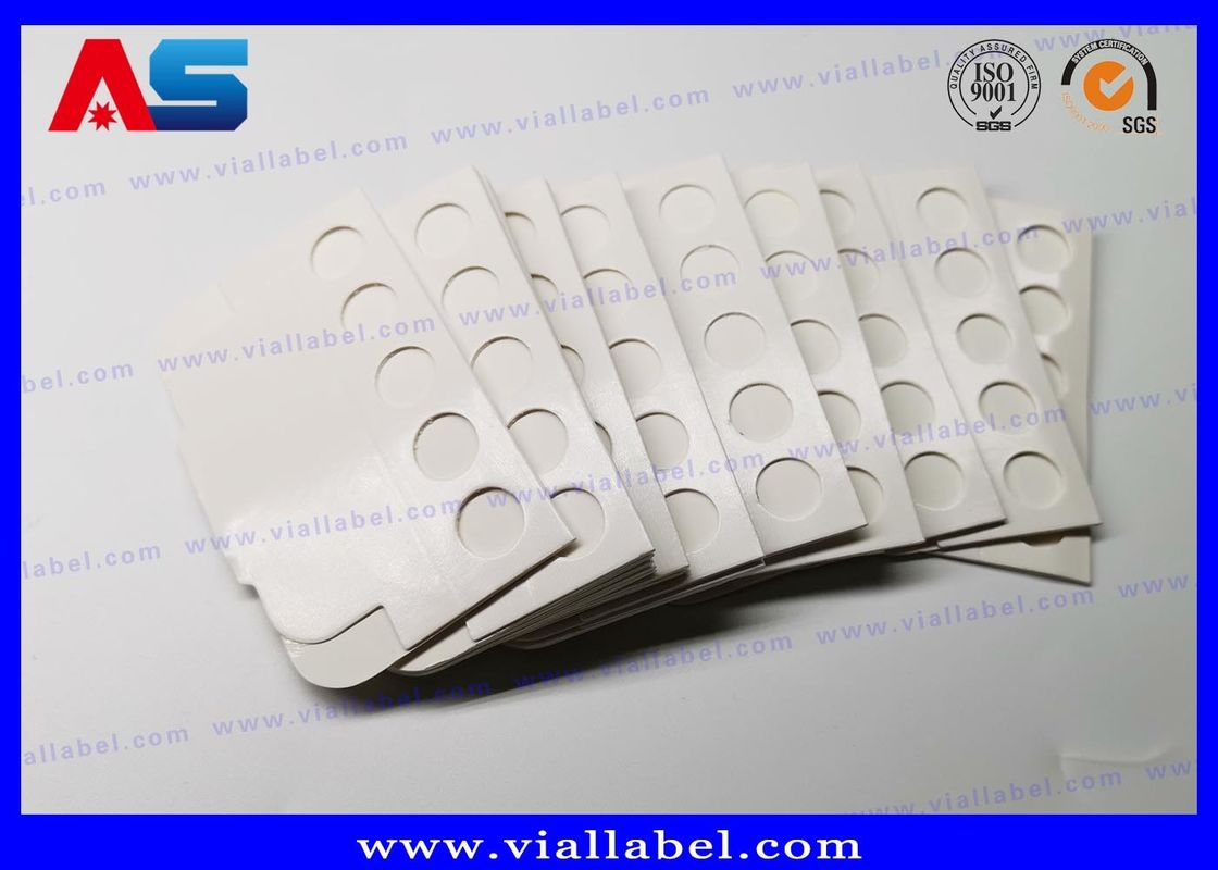2 ml Amp / Cartão de Papel Branco Insert For Pharmacy Medical Packaging Boxes Custom pill box