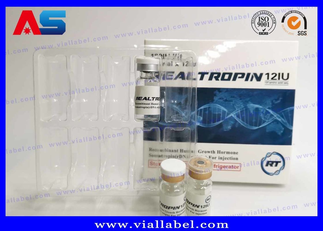 SFDA Vial de vidro pequeno e estéril 2 - 30 ml com rótulo em papel farmacêutico e caixa com blister