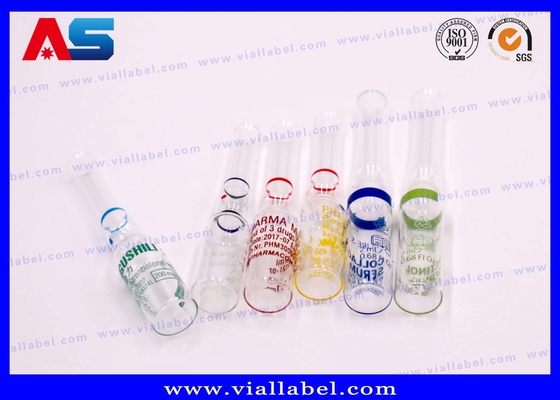 1ml / 2ml / Glass Ampoules Custom Colors Printing