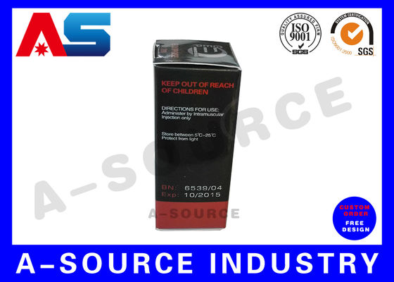 Tubo de ensaio pequeno da caixa 10ml da medicina da testosterona que empacota para medicina ePeptidee/farmacêutica