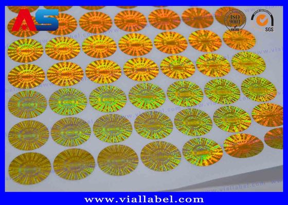 Proteção Honeycomb Hologram Stickers Impressão Anti-Falsificação com código de segurança