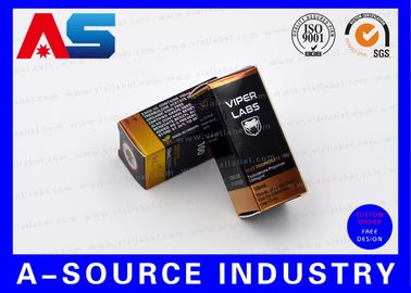 Prata/ouro/cor metálica cores feitas sob encomenda imprimindo profissionais pequenas gravadas das caixas de armazenamento 10ml
