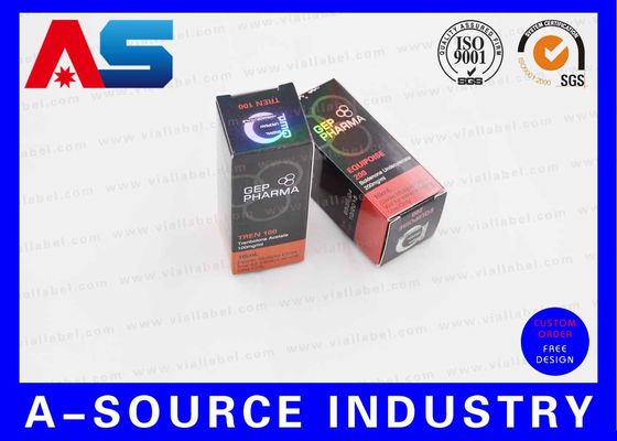 Rótulos de Embalagem Farmacêutica de Marca para Caixas Impressão CMYK Design Profissional / frascos de peptídeos